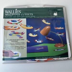 Wallies Wallpaper Cutouts 25 MILLENNIUM SPACE SHIP  Wall Decals Stickers